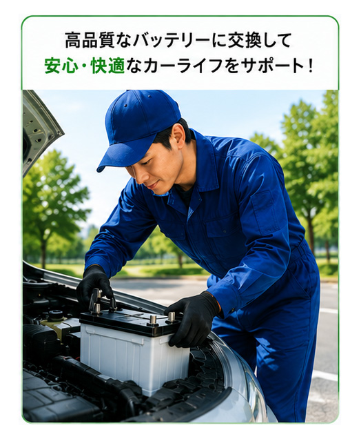 バッテリー交換